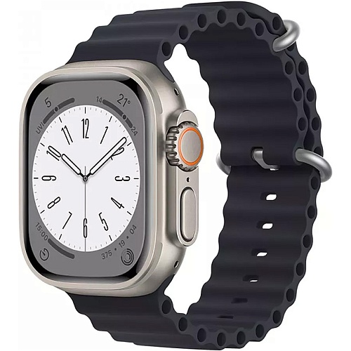 Ремешок Ocean Band для Apple Watch 42/44/45/46/49mm Charcoal Gray