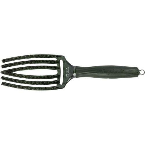 Щетка-расческа Olivia Garden Fingerbrush Combo Midnight Green Emerald (OGID1826)