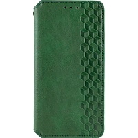Чехол-книжка GETMAN Cubic Cover Case для Redmi 13C / Poco C65 Green