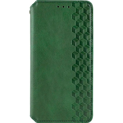Чехол-книжка GETMAN Cubic Cover Case для Redmi 13C / Poco C65 Green