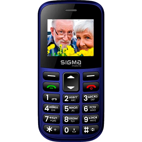 Мобильный телефон Sigma mobile Comfort 50 Easy Blue (4827798585238) UA-UCRF