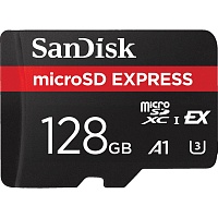 Карта пам'яті SanDisk microSDXC Express 128GB Class 10 UHS-I U3 A1 для Nintendo Switch 2 (SDSQXFN-128G-GN4NN)