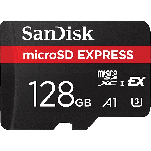 Карта памяти SanDisk microSDXC Express 128GB Class 10 UHS-I U3 A1 для Nintendo Switch 2 (SDSQXFN-128G-GN4NN)