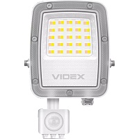 Світлодіодний прожектор Videx F5 20W з датчиком руху і освітленості White (VL-F5-020CW-S) - придбати в Дніпрі, Україні: ціна, характеристики | інтернет-магазин TOUCH