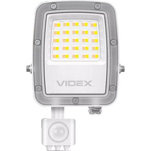 Світлодіодний прожектор Videx F5 20W з датчиком руху і освітленості White (VL-F5-020CW-S) - придбати в Дніпрі, Україні: ціна, характеристики | інтернет-магазин TOUCH