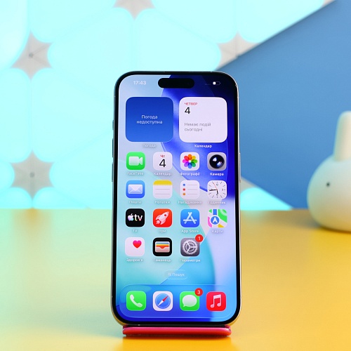 Смартфон Apple iPhone 15 Pro 128GB White Titanium (MTUW3) Б/У