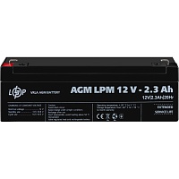 Акумулятор LogicPower AGM 12V (12V/2.3Ah/27.6Wh) (4132) - придбати в Дніпрі, Україні: ціна, характеристики | інтернет-магазин TOUCH