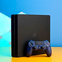 Игровая консоль Sony PlayStation 4 Slim CUH-2216A B01Y 500GB Jet Black Б/У