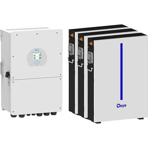 Система хранения энергии Deye SUN-16K-SG01LP1 16kW + 3 АКБ RW-M6.1-B 18.4 kWh (51.2V/120Ah/6144Wh)