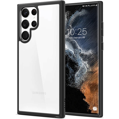 Чехол Spigen Ultra Hybrid для Samsung Galaxy S22 Ultra S908 Matte Black (ACS03919)