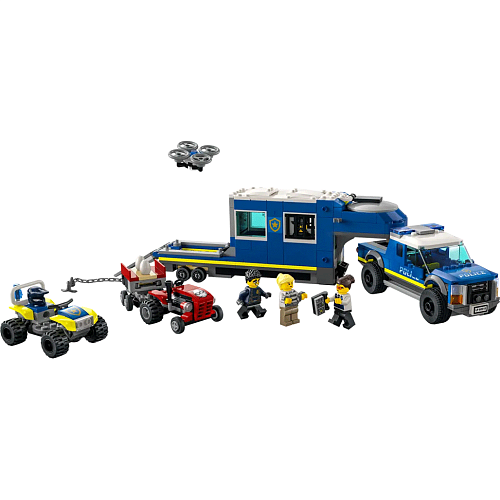 Конструктор LEGO City Полицейский мобильный командный трейлер (60315)
