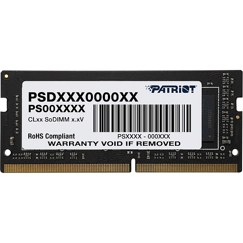 Модуль памяти SO-DIMM DDR4 Patriot Signature Line 8GB 3200MHz (PSD48G320081S)