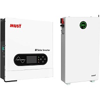 Система зберігання енергії Must PV18-6048ECO 6kW + 1 АКБ LP28-48200 10.2 kWh (51.2V/200Ah/10240Wh) - придбати в Дніпрі, Україні: ціна, характеристики | інтернет-магазин TOUCH