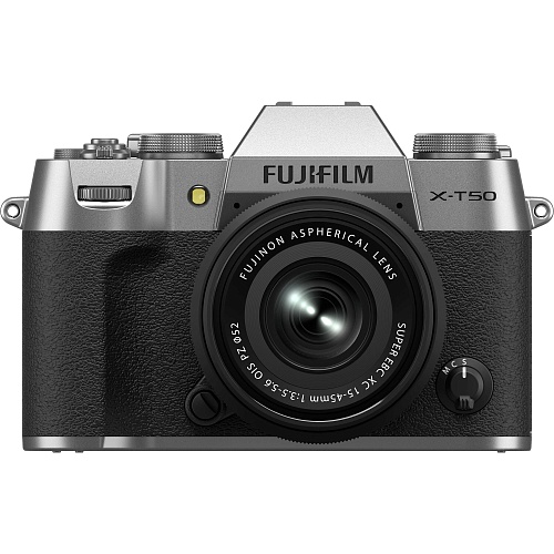 Беззеркальный фотоаппарат Fujifilm X-T50 Kit XC 15-45mm f/3.5-5.6 OIS PZ Silver (16828832)