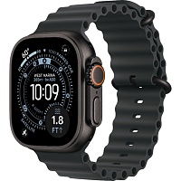Смарт-часы Apple Watch Ultra 3 49mm Black Titanium Case with Black Ocean Band (MF0J4)