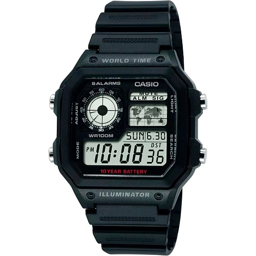 Наручний годинник Casio AE-1200WH-1AVEF - придбати в Дніпрі, Україні: ціна, характеристики | інтернет-магазин TOUCH