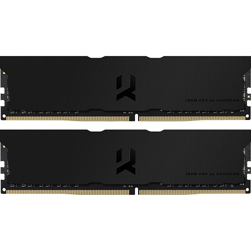 Модуль памяти DDR4 Goodram Iridium Pro 32GB (2x16GB) 3600MHz Deep Black (IRP-K3600D4V64L18/32GDC)