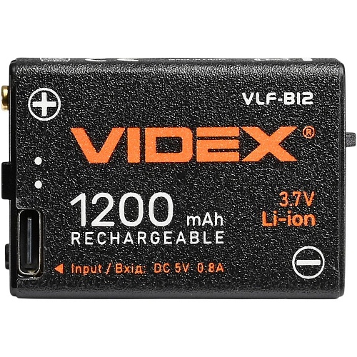 Акумулятор Videx VLF-B12 1200mAh Li-ion 1шт - придбати в Дніпрі, Україні: ціна, характеристики | інтернет-магазин TOUCH