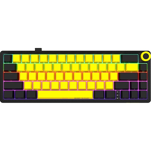 Клавиатура Lorgar KBP70MW Black/Yellow (LRG-KBP70MW-YL-US)