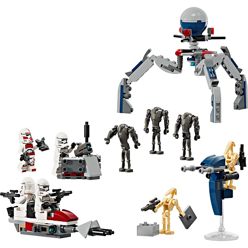 Конструктор LEGO Star Wars Клоны-пехотинцы и Боевой дроид. Боевой набор (75372)