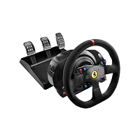 Ігрове кермо з педалями Thrustmaster T300 Ferrari Integral RW Alcantara edition Black (4160652) - придбати в Дніпрі, Україні: ціна, характеристики | інтернет-магазин TOUCH