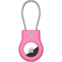 Чохол для пошукової мітки Apple AirTag Keychain with Wire Cable Pink - придбати в Дніпрі, Україні: ціна, характеристики | інтернет-магазин TOUCH