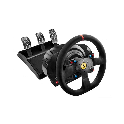 Ігрове кермо з педалями Thrustmaster T300 Ferrari Integral RW Alcantara edition Black (4160652) - придбати в Дніпрі, Україні: ціна, характеристики | інтернет-магазин TOUCH