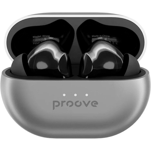 Навушники Proove Woop TWS with ANC Silver/Black (TWWP00010006) - придбати в Дніпрі, Україні: ціна, характеристики | інтернет-магазин TOUCH