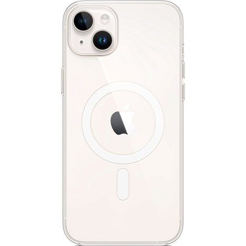 Чехол Clear Case with MagSafe для Apple iPhone 14 Plus Transparent AA