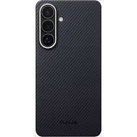 Чехол Pitaka Edge Case Aaron Button 600D Twill для Samsung Galaxy S26 Plus Black/Grey (KS2601S)