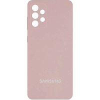 Чехол Silicone Cover Full Camera для Samsung Galaxy A23 4G (Pink Sand) HC