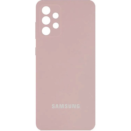 Чехол Silicone Cover Full Camera для Samsung Galaxy A23 4G (Pink Sand) HC