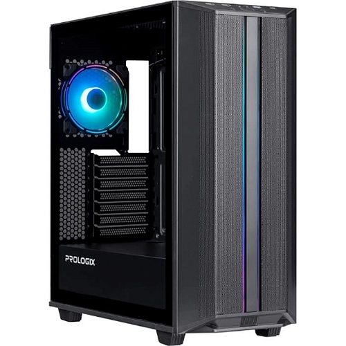 Корпус Prologix E122 Tempered Glass&Mesh Black - придбати в Дніпрі, Україні: ціна, характеристики | інтернет-магазин TOUCH