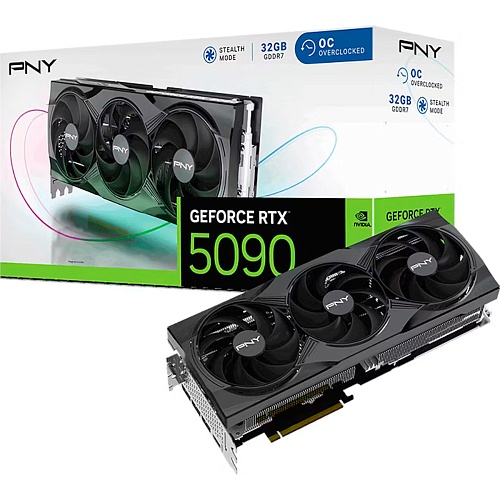 Відеокарта PNY GeForce RTX 5090 Triple Fan OC 32GB (VCG509032TFXPB1-O) UA - придбати в Дніпрі, Україні: ціна, характеристики | інтернет-магазин TOUCH