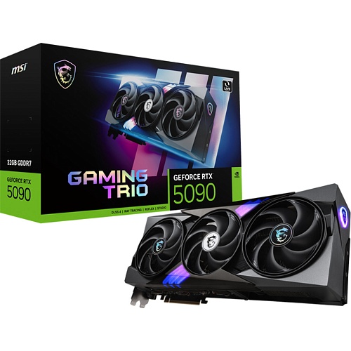 Видеокарта MSI GeForce RTX 5090 GAMING TRIO 32GB (G5090-32GTC) EU 