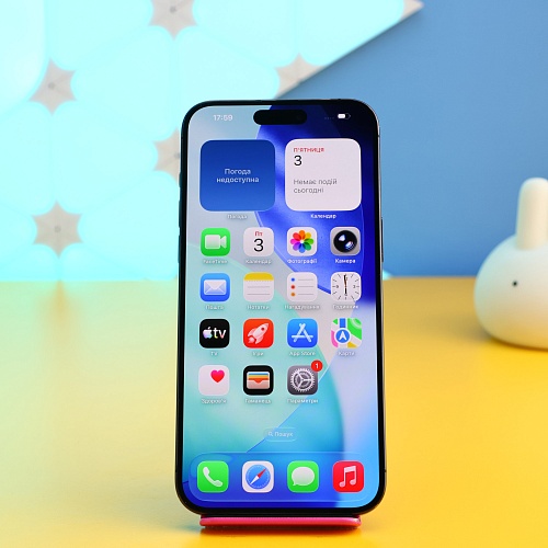 Смартфон Apple iPhone 15 Pro Max 256GB Black Titanium (MU773) Б/У - придбати в Дніпрі, Україні: ціна, характеристики | інтернет-магазин TOUCH