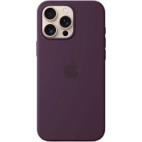 Чехол Apple Silicone Case with MagSafe для iPhone 16 Pro Max Plum (MYYW3ZM/A)
