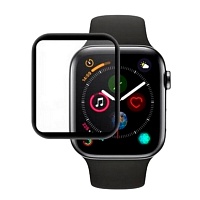 Защитное стекло iLera для Apple Watch 42mm 2.5D TPU Screen Protective Glass (Black)