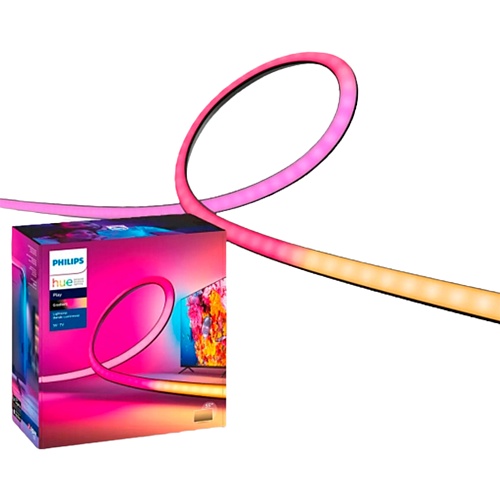 Светодиодная лента для подсветки телевизора Philips Hue Play Gradient Lightstrip Ambilight TV 65 - 70 дюймов (8718699784775)