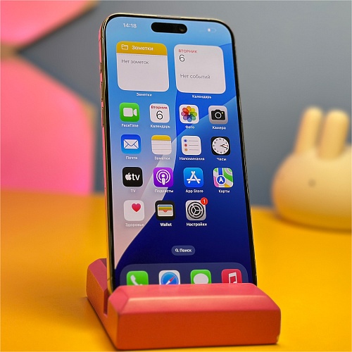 Смартфон Apple iPhone 15 Pro Max 256GB Natural Titanium (4696) Б/У