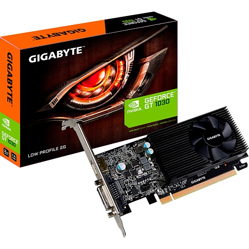 Видеокарта Gigabyte GeForce GT 1030 Low Profile 2G (GV-N1030D5-2GL)