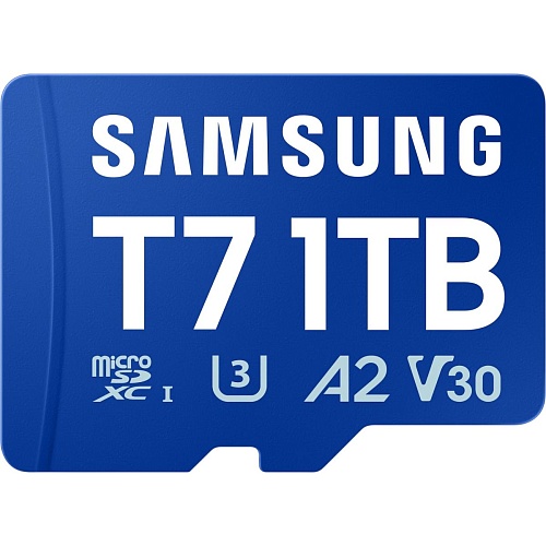 Карта памяти Samsung microSDXC T7 1TB Class 10 UHS-I U3 V30 A2 (MB-MB1T0T/WW)