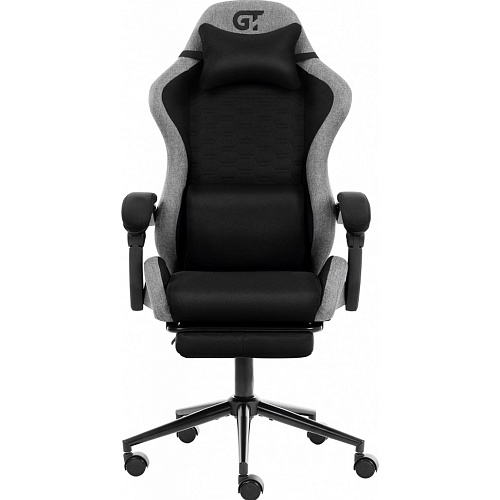 Геймерське крісло GT Racer X-2338 Fabric Black/Gray - придбати в Дніпрі, Україні: ціна, характеристики | інтернет-магазин TOUCH