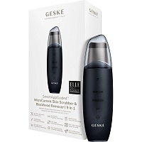 Микротоковый скрабер для лица GESKE MicroCurrent Skin Scrubber&Blackhead Remover 9в1 Black (HB0146)