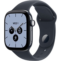 Смарт-часы Apple Watch Series 12 GPS + Cellular 42mm Night Blue Ceramic Case with Navy Blue Sport Band S/M (MJGY4)