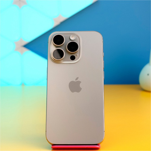 Смартфон Apple iPhone 15 Pro 512GB Natural Titanium (MTV93) Б/У