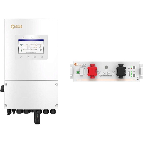 Система хранения энергии Solis S6-EH1P6K-L-PLUS 6kW + АКБ FelicityESS FLA48100UG1 5.1kWh (51.2V/100Ah/5120Wh)