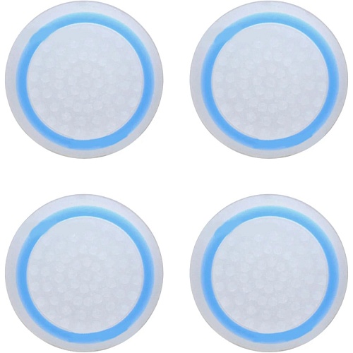 Накладки на стики Thumb Grips 4-pack для PS4/PS5/Xbox White Blue