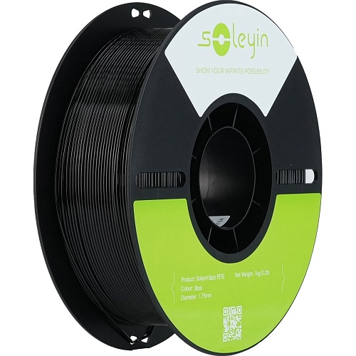 Филамент для 3D-принтеров Creality Soleyin PETG 1kg Black (3301030163)