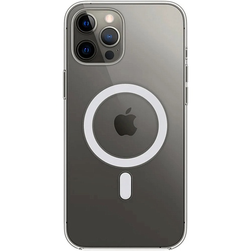 Чехол Clear Case with MagSafe для Apple iPhone 12/12 Pro Transparent AA